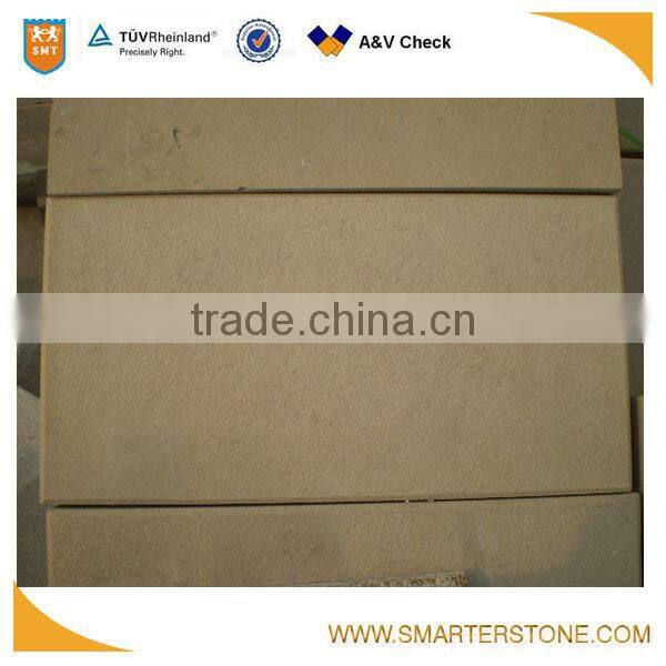 Yellow color sandstone coping stones for Australia
