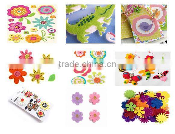 2017 hot sale professional design top quality new products custom home wall decoration felt cell phone sticker made in China
