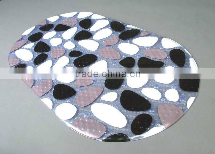 Newest high density massage feeling pvc bath mat