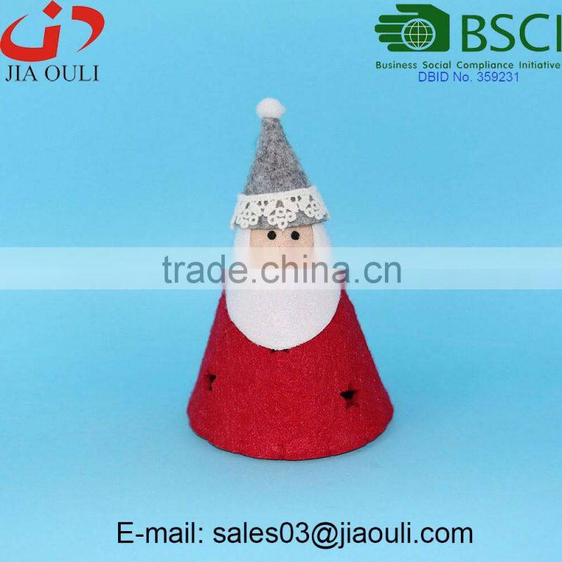 BSCI Audit Factory Hot Sales LED Light Decoration non-woven hanging Christmas tree