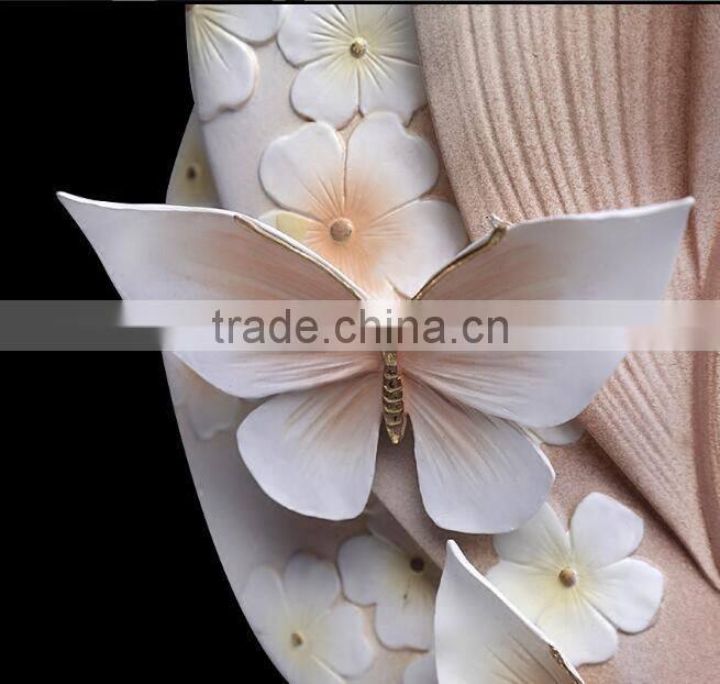 M27B Momoda Living room Creative modern fancy elegant 3D flower wall clock quiet quartz decoration large wall clock