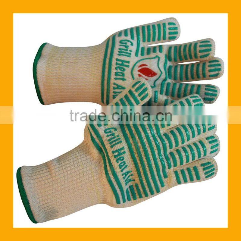 HitzebestAndig bis 500C elegantes Design Vielseitig einsetzbar Grill handschuhe Kaminhandschuhe Topfhandschuhe BBQ handschuhe