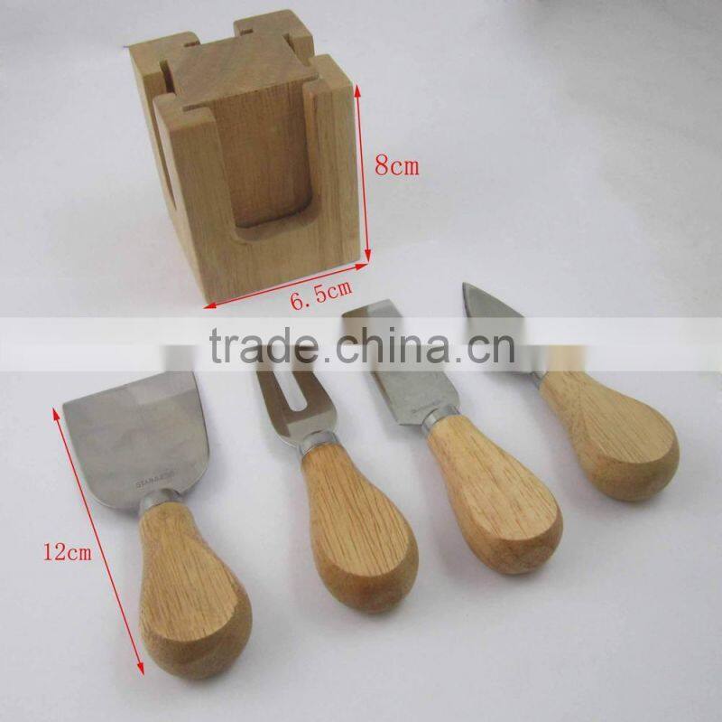 Private Label Wood Handle Cheese Knives Cheese Cutting Tools