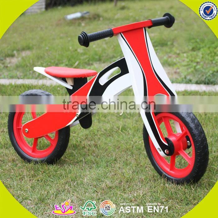 2017 New design wooden balance bike toy lovely wooden balance bike toy baby wooden balance bike toy W16C131