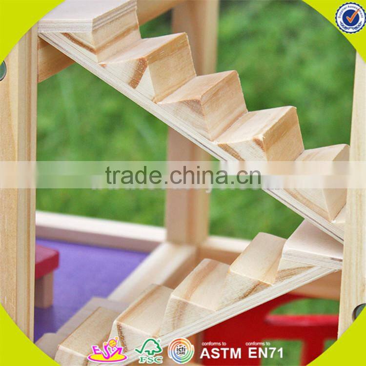 wholesale beautiful dollhouse sets toy lovely baby wooden dollhouse sets toy popular wooden dollhouse sets toy W06A098