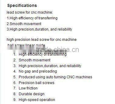 lead screw for CNC machine