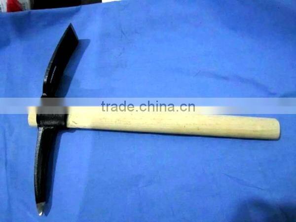 gardening pick /forged pickaxe/ forged pick mattock head