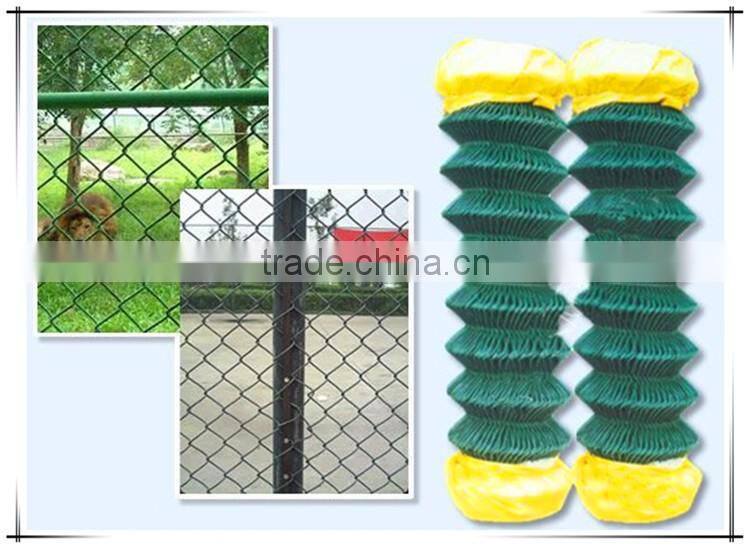 Twill Weave PVC Coated Chain Link Fence for Farming