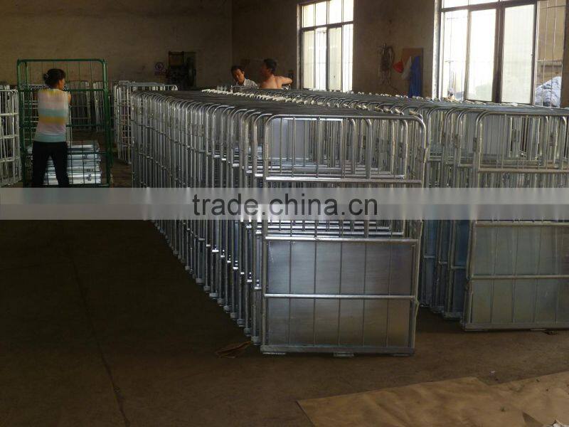 roll cage pallet with 2 doors