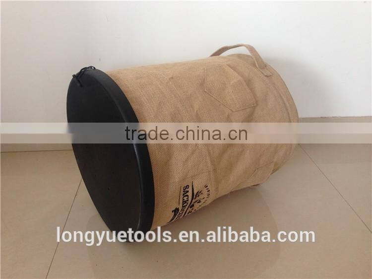 New design environmental folding jute bag for growing