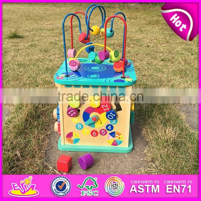 2016 hottest baby wooden beads toy W11B097