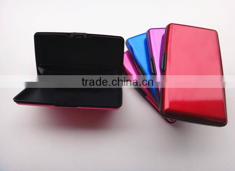 RFID Security Large Aluminum Wallet/Long Credit Card&Cash Holder
