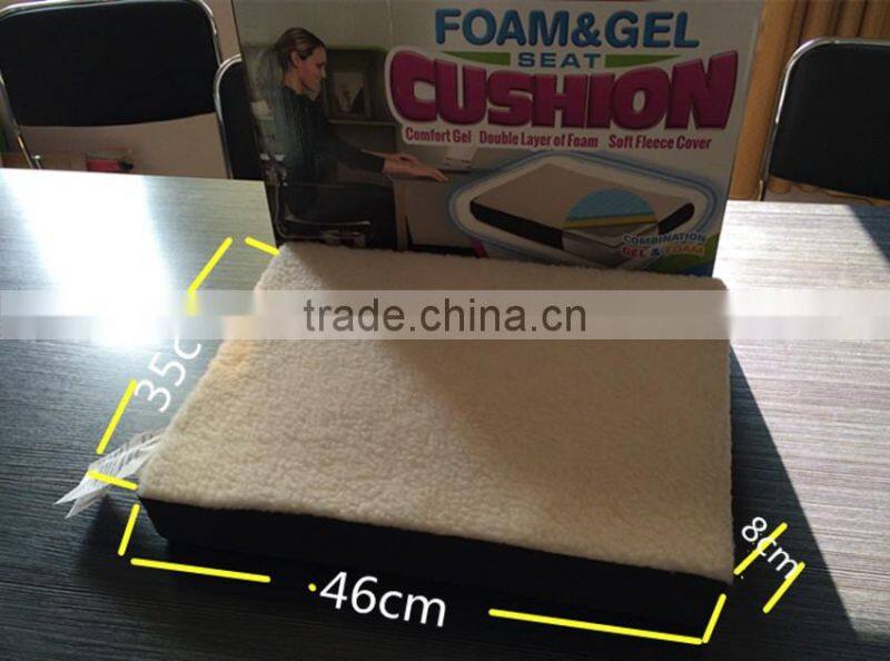 Orthopedic High Thick Gel Chair Cushion Car Seat Large Firm Comfort Foam Health car seat cushion