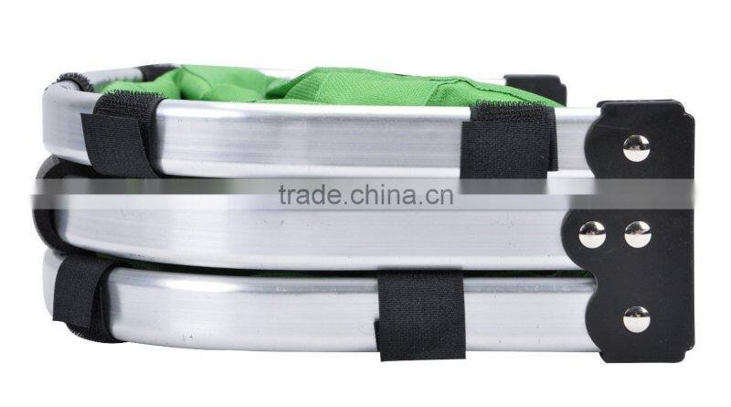 600D polyester Promotional Picnic Basket with Inner Zipper Purse Pocket, Green(CBS030)