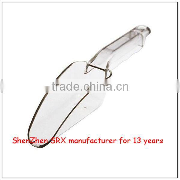 Clear Acrylic Plastic Kitchen Scoops,custom Wedding Candy Dessert Buffet Scoops,custom plastic ice scoops manufacturer