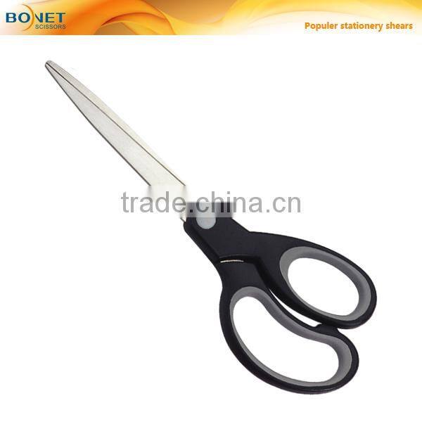 S62003 sharp knife edge design colorful and soft grip stationery scissors