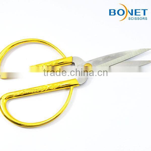 S11008 FDA qualified tailor Zinc-Alloy brass handle scissor