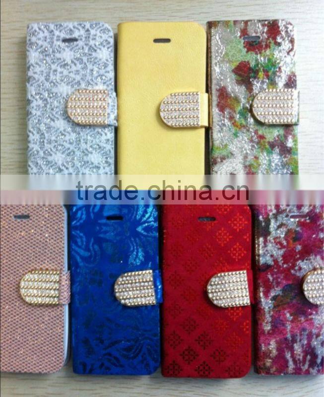 Dazzling Phone Cover Wallet Case for iphone