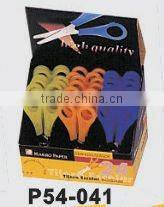 Plastic paper craft scissors set with PP handle
