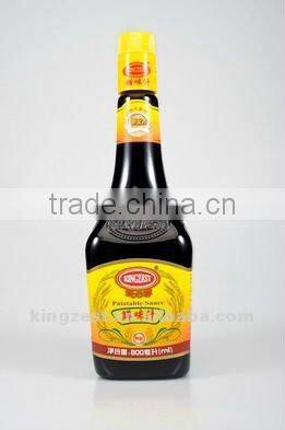 800ml bottle palatable soy sauce