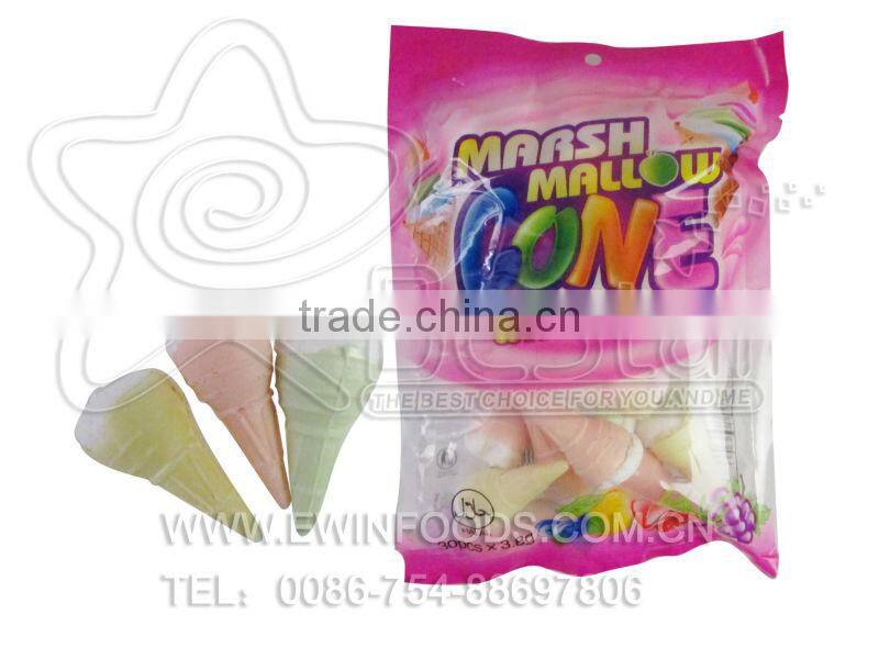 Bag Packing Ice Cream Marshmallow Filling With Frutiy Jam