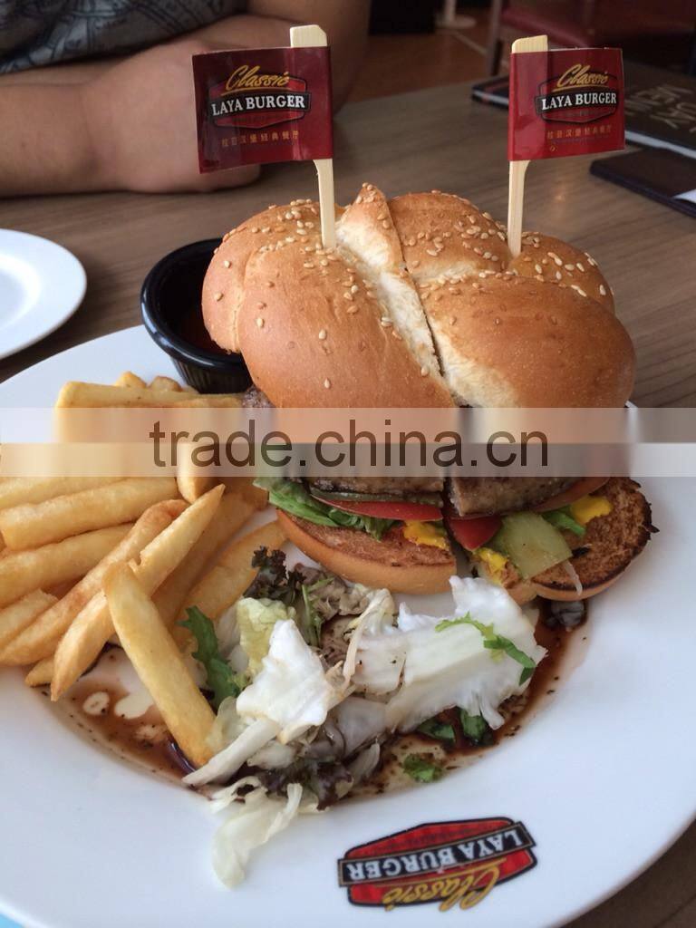 Food grade cake decorative bamboo flag skewer