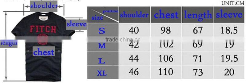 Hot Promotion onsite checked Europe custom t shirt with logo