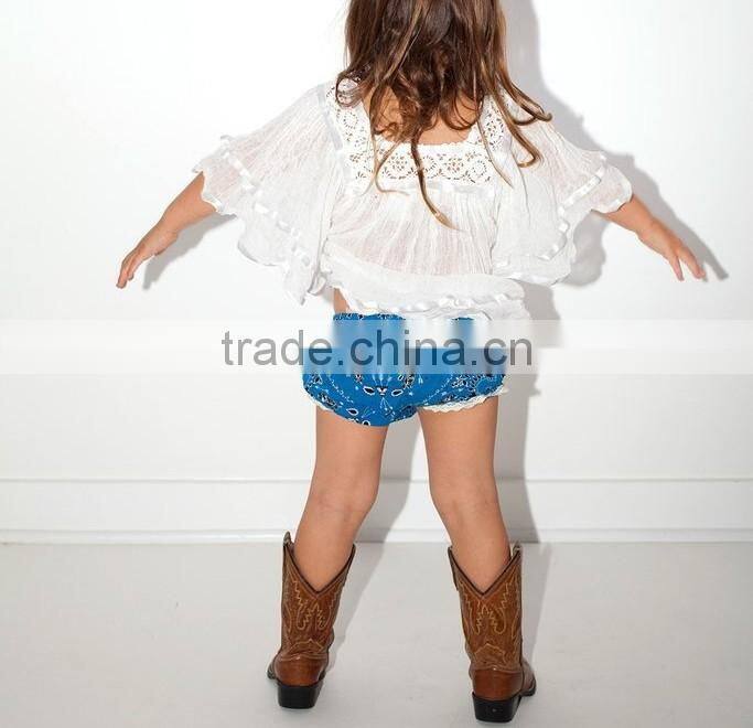 Cute Baby Girls Rayon Printed Bloomers Childern Kids Clothing 2016 HSD5737