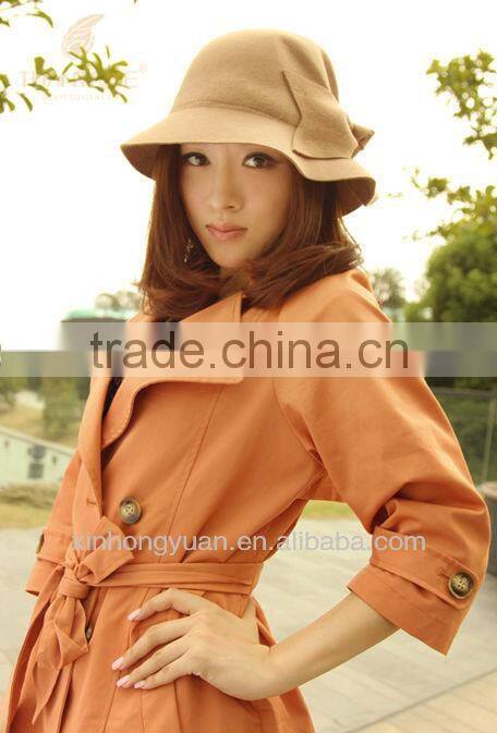 custom autumn and winter new style fashion wool felt hat for girls and women