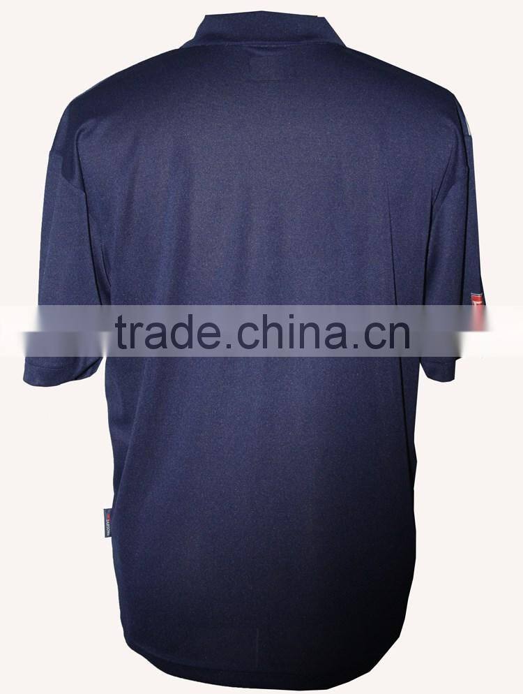 Polo shirt custom embroidered logo lima polo with 3/4pant