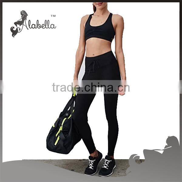 New fashion leggings 2015 Black leggings fitness wear