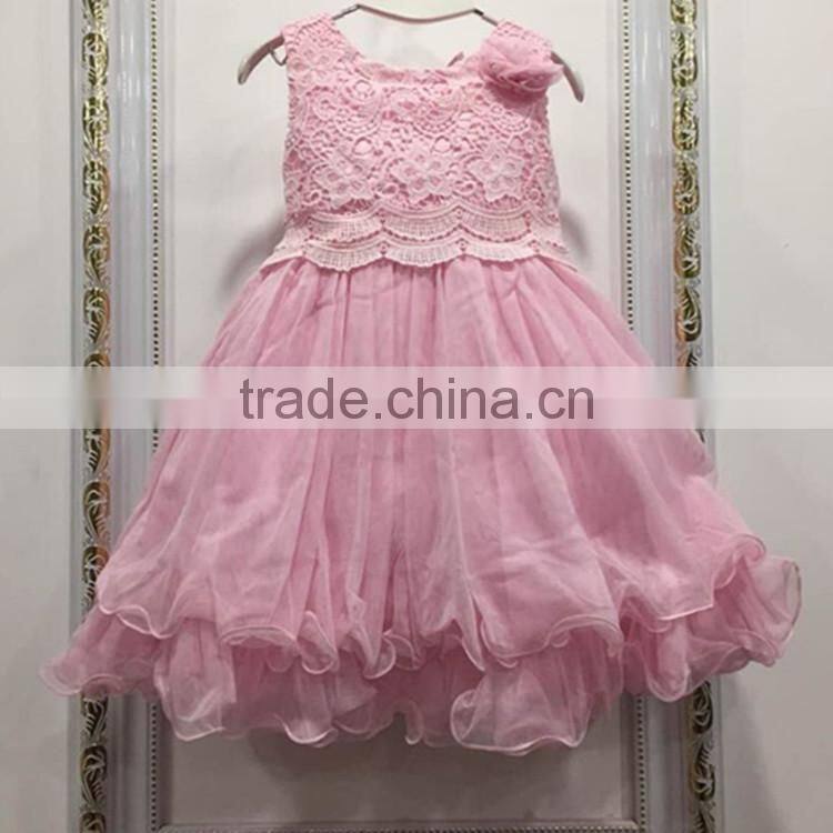 100% cotton Baby girls children wholesale kids casual dresses