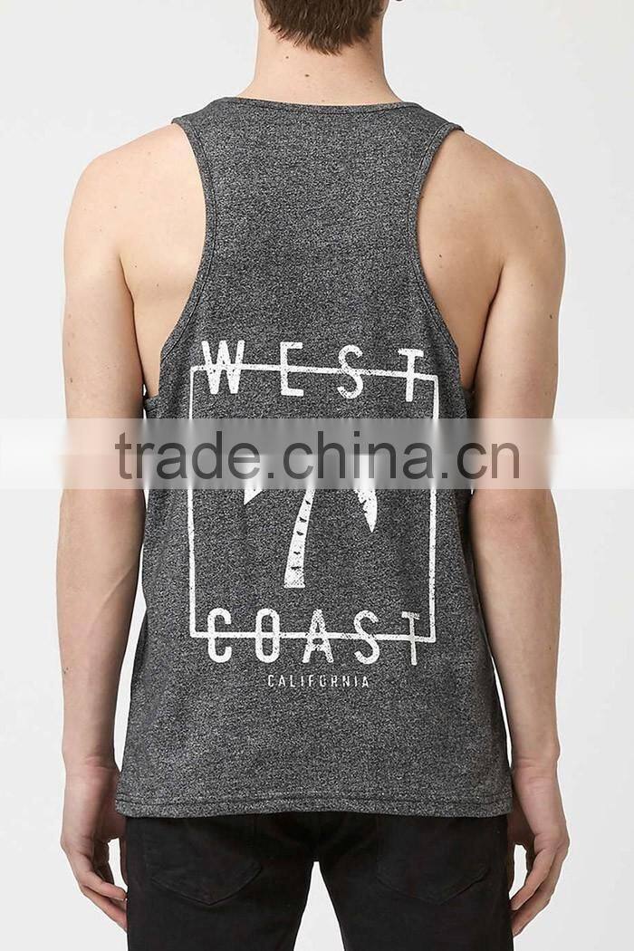 Wholesale fashion printed tank top fitness