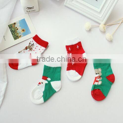 Wholesale baby clothing wholesale wool yarn baby Christmas socks