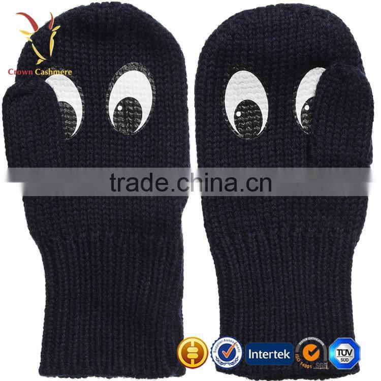 Cheap Winter Black Cashmere Fingerless Gloves UK