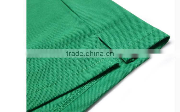 high quality promotional polyseter/cotton most popular sport blank men's polo t shirt