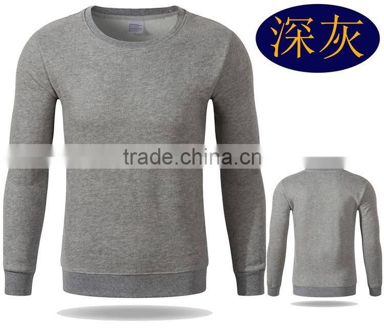 Low MOQ hot custom cheap blank pullover college student hoodies without hood