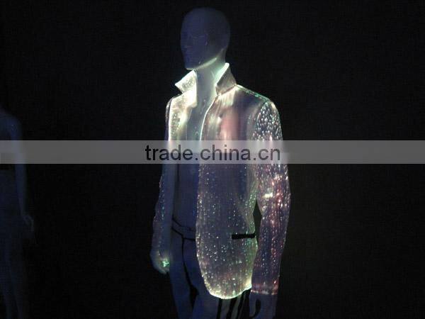custom promotional dancing man led luminous jacket