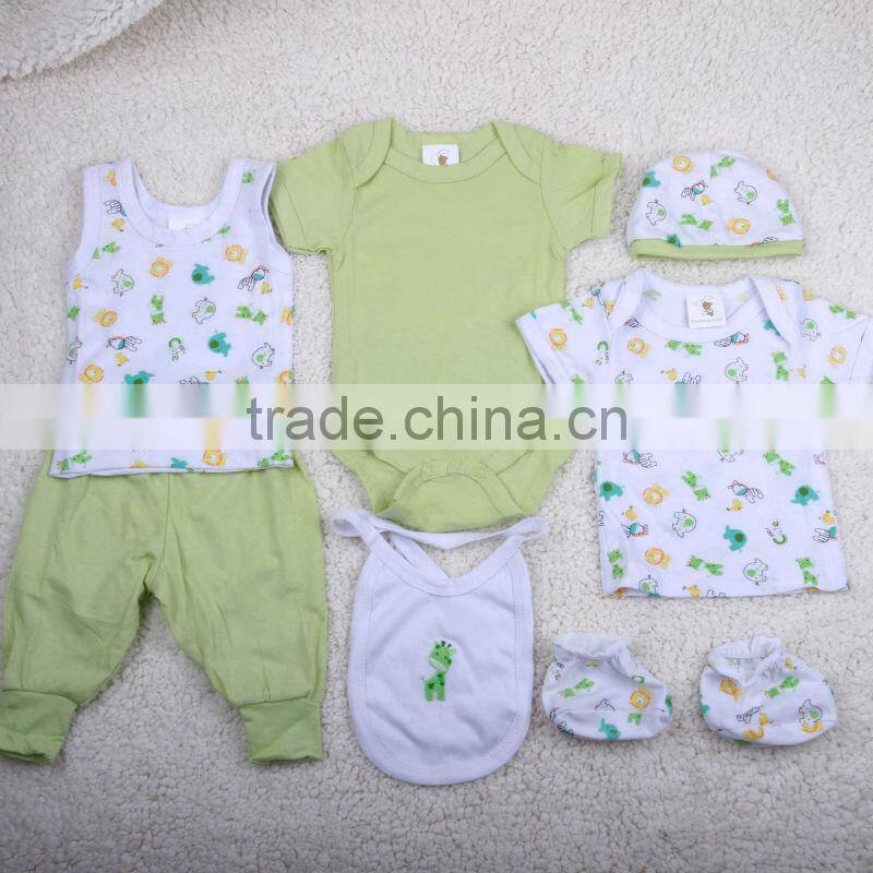 baby 7pcs gift box/baby wear/baby clothes gift box/baby garments