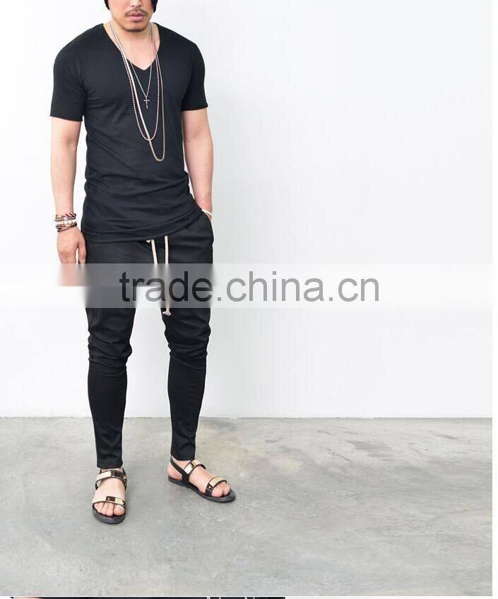 Men's Spandex Drop Crotch Baggy Pants