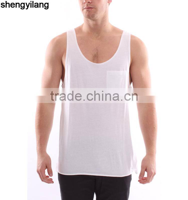 Top sale cheap white/black tank top custom high quality men gym tank top with your logo