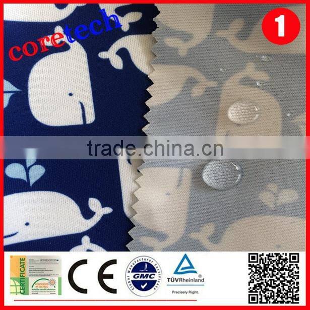 High quality Print pul waterproof fabric for nappies factory