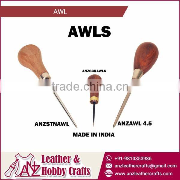 Sharp Point Leather Craft Hand Tool Awls for Leather Crafting