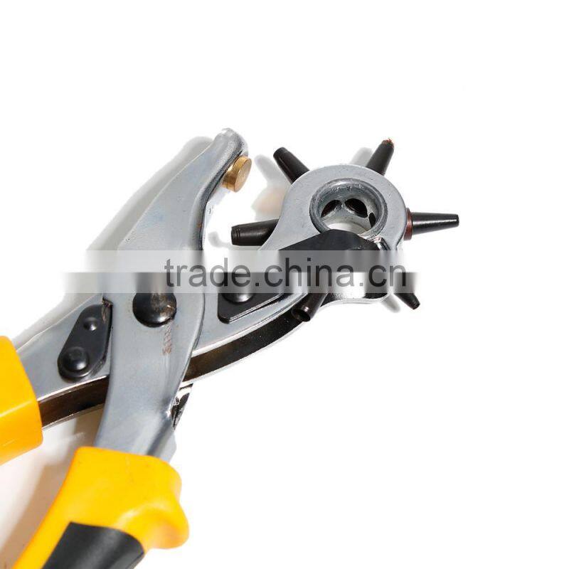 Wholesale Hand Pliers Kit Orange Heavy Duty Leather Belt Hanging Hole Punch