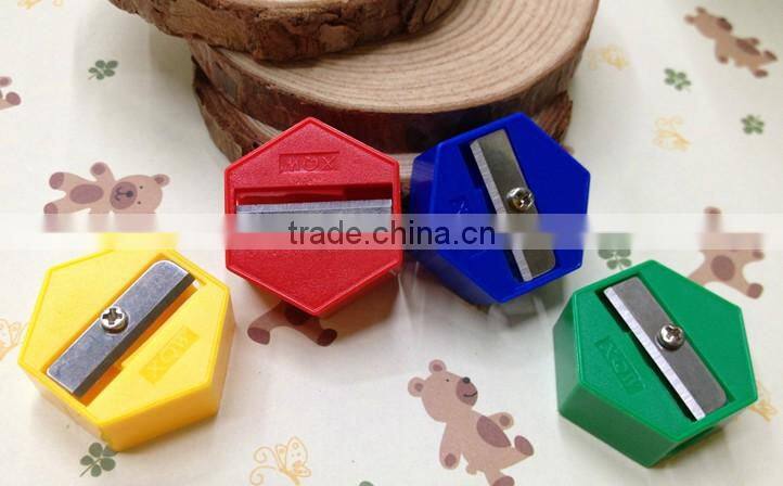one hole very cheap plastic pencil sharpener