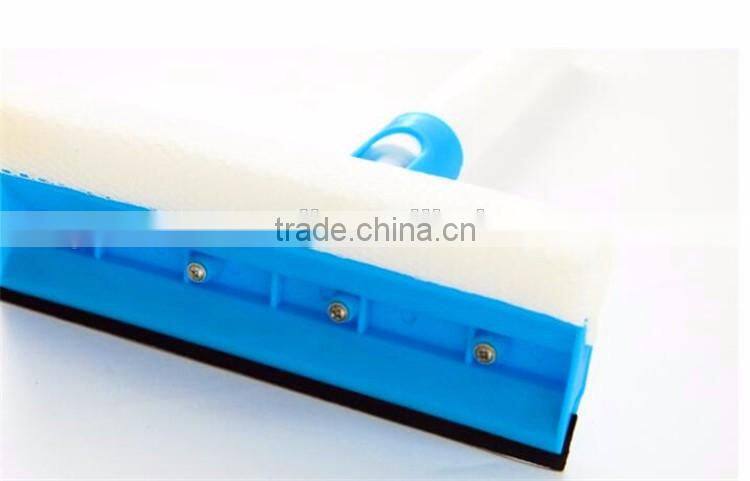 3 in 1 spray window squeegee with sponge and rubber, window cleaner, glass window cleaning wiper