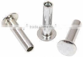Taiwan hollow tubular rivets 304 316 stainless steel rivets Tubular Rivets