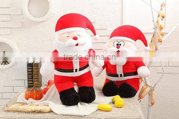 Customized good quality Various santa Claus soft toys