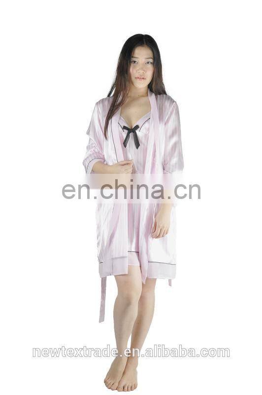 Nightgown manufacturers dressing gown woman satin kimono robe
