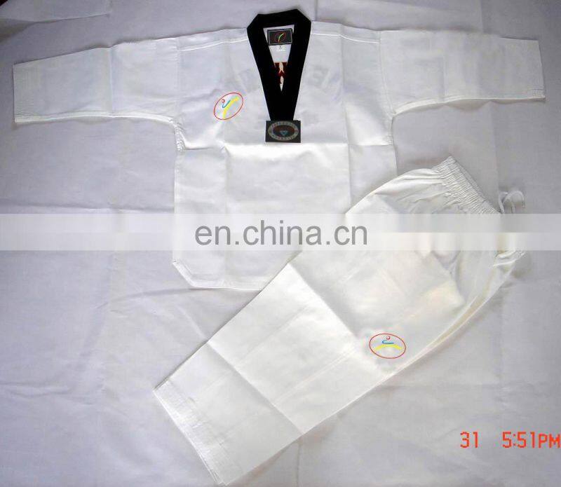 Deluxe TKD Uniform Taekwondo gi/ Martial Arts Uniform- poly+cotton